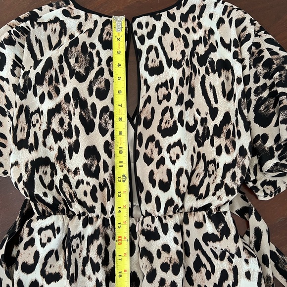 june & hudson leopard print jumper | size S - Picture 10 of 11